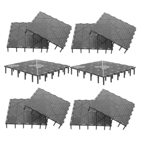 TOYANDONA 10Stücke Aquarium Trennwand Schwarze Filterschale für Aquarienboden Langlebige Isolation für Optimale Wasserqualität und Effiziente für Verschiedene von TOYANDONA