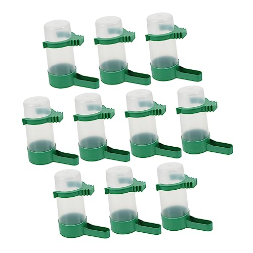 TOYANDONA 10Stücke Automatischer Taubenwassertrinker Teiliges Kompakt und Tragbar für Vogelkäfige Stabiler Wasserspender für Haustiere Süßes für Vogelbesitzer TOYANDONA 10Stücke Automatischer Taubenwassertrinker Teiliges Kompakt und Tragbar für Vogelkäfige Stabiler Wasserspender für Haustiere Süßes für Vogelbesitzer von TOYANDONA