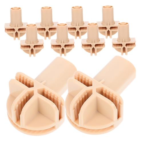 TOYANDONA 10pcs Plastikdrahtgitter -würfel -Organizer -steckverbinder Schnallen Caster -räder Für Aufbewahrungseinheiten Für Hundekistenräder Schrankorganisatoren An von TOYANDONA