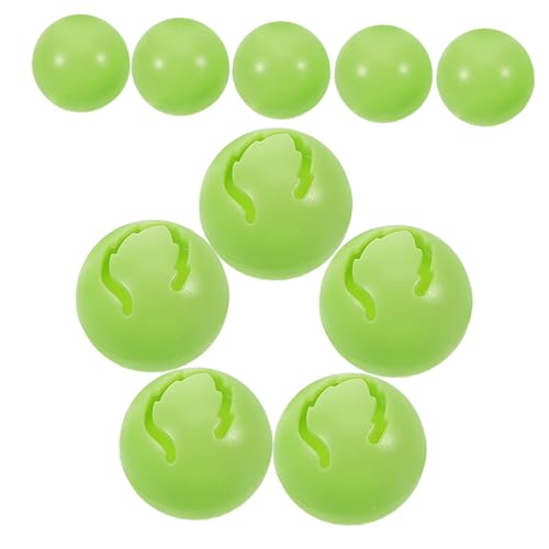 TOYANDONA 10st Spielzeugglocke Katzenball Rasselkugeleinsätze Katzenbälle Mit Glöckchen Haustier-DIY-Spielzeug Jingle Bells Haustierspielzeug Puppenrasseleinsatz Light Green Plastik TOYANDONA 10st Spielzeugglocke Katzenball Rasselkugeleinsätze Katzenbälle Mit Glöckchen Haustier-DIY-Spielzeug Jingle Bells Haustierspielzeug Puppenrasseleinsatz Light Green Plastik von TOYANDONA
