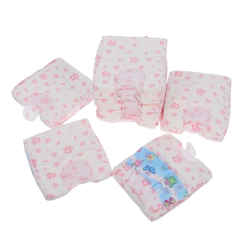 TOYANDONA 11 Stück Hundewickel kleine hundewindeln weiblich Hündchen Windeln weiblich Haustier Windelunterlage Hundewindeln männlich mittel hundewindeln waschbar Vlies Rosa TOYANDONA 11 Stück Hundewickel kleine hundewindeln weiblich Hündchen Windeln weiblich Haustier Windelunterlage Hundewindeln männlich mittel hundewindeln waschbar Vlies Rosa von TOYANDONA