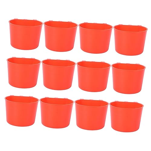 TOYANDONA 12 Stück Papagei Futter und Wassernäpfe aus Spill Langlebig für Fütterung von Vögeln im Käfig von TOYANDONA