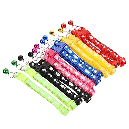 TOYANDONA 12 Stück Teiliges Dekoratives für und Hunde Verstellbar mit Glocke Bunten Farben für Haustiere und Festliche Anlässe TOYANDONA 12 Stück Teiliges Dekoratives für und Hunde Verstellbar mit Glocke Bunten Farben für Haustiere und Festliche Anlässe von TOYANDONA
