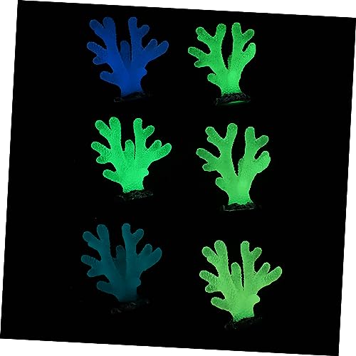 TOYANDONA 12 Stück Teiliges Leuchtendes Korallen Dekorationsset für Aquarien Mini Korallenfiguren Rot Blau Grün Gelb für Natürliche Fischbecken Dekoration TOYANDONA 12 Stück Teiliges Leuchtendes Korallen Dekorationsset für Aquarien Mini Korallenfiguren Rot Blau Grün Gelb für Natürliche Fischbecken Dekoration von TOYANDONA