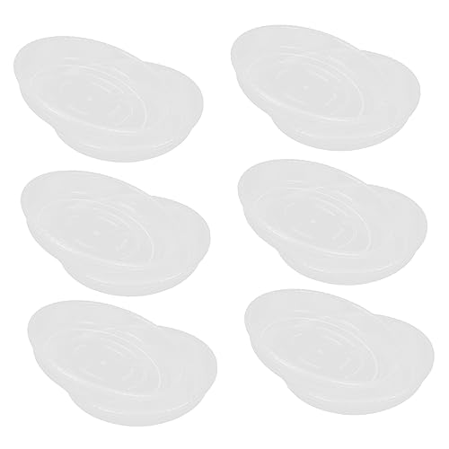 TOYANDONA 12 Stück Teiliges Runder Blumentopfuntersetzer Kunststoff Langlebige Wasserspeicher Trays für Pflanzenpflege im und Außenbereich von TOYANDONA