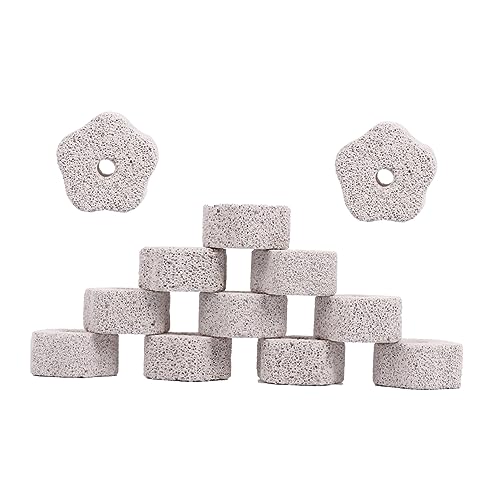 TOYANDONA 12 Stück Backenzahnsteine Kauspielzeug Für Kleintiere Kaninchen-Bereicherungsspielzeug Hasen-Kauspielzeug Für Kaninchen Zähneknirschen-Spielzeug Hamster-Schleifsteine von TOYANDONA