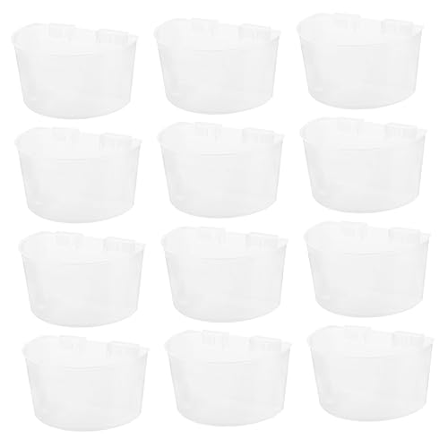 TOYANDONA 12Stücke Vogel Futterbox und Wasserbecher Transparente Sandbecher für Vogelversorgung Einfach zu Reinigen Installieren für Käfige und Garten TOYANDONA 12Stücke Vogel Futterbox und Wasserbecher Transparente Sandbecher für Vogelversorgung Einfach zu Reinigen Installieren für Käfige und Garten von TOYANDONA