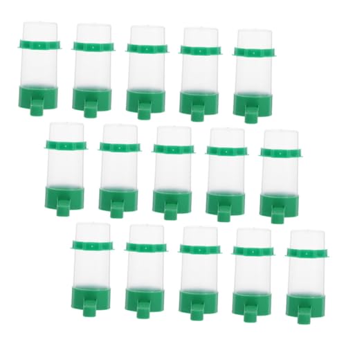 TOYANDONA 15 Stück Teiliges Automatisches Vogel-wasserspender- Auslaufsicherer Kunststoff-Dispenser für Käfige Transparentes Design zur Futter Wasserüberwachung Geeignet für Wellensittiche TOYANDONA 15 Stück Teiliges Automatisches Vogel-wasserspender- Auslaufsicherer Kunststoff-Dispenser für Käfige Transparentes Design zur Futter Wasserüberwachung Geeignet für Wellensittiche von TOYANDONA