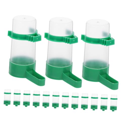 TOYANDONA 15 Stück Teiliges Automatisches Wasserspender Futterset für Kleine Vögel Kunststoffspender mit Auslaufsicherem Design Kontrollierte Portionierung für Wellensittiche Papageien TOYANDONA 15 Stück Teiliges Automatisches Wasserspender Futterset für Kleine Vögel Kunststoffspender mit Auslaufsicherem Design Kontrollierte Portionierung für Wellensittiche Papageien von TOYANDONA