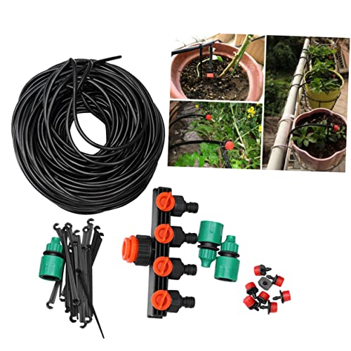 TOYANDONA 156Stücke Teiliges Micro Tropfbewässerungssystem mit Schlauch und Wasserschlauch Splitter Einstellbare Tropfköpfe für Effiziente Gartenbewässerung für Innen TOYANDONA 156Stücke Teiliges Micro Tropfbewässerungssystem mit Schlauch und Wasserschlauch Splitter Einstellbare Tropfköpfe für Effiziente Gartenbewässerung für Innen von TOYANDONA