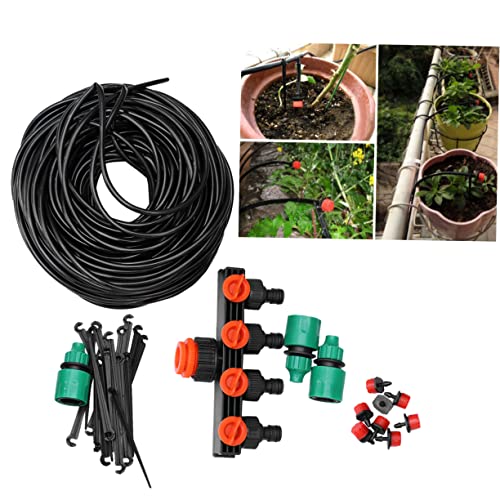 TOYANDONA 156Stücke Teiliges Mikrotropfsystem für Gartenbewässerung DIY Bewässerungstropfen mit Schlauch und Wasserverteiler Einstellbare Tropfer für Automatische TOYANDONA 156Stücke Teiliges Mikrotropfsystem für Gartenbewässerung DIY Bewässerungstropfen mit Schlauch und Wasserverteiler Einstellbare Tropfer für Automatische von TOYANDONA