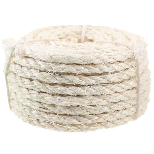 TOYANDONA 1Rolle Katzenkratzseil aus Natürlichem Sisal Hanfseil für Kratzbaum Katzenmöbel Langlebig für DIY Projekte und Ersatzteile TOYANDONA 1Rolle Katzenkratzseil aus Natürlichem Sisal Hanfseil für Kratzbaum Katzenmöbel Langlebig für DIY Projekte und Ersatzteile von TOYANDONA