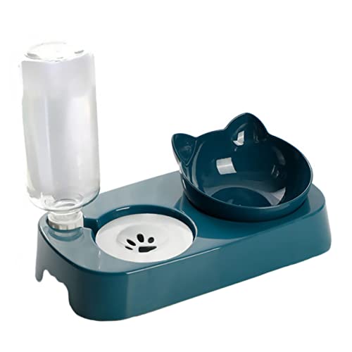 TOYANDONA 1Satz Automatischer Katzenfutter und Wasserspender mit Erhöhter Futterschüssel rutschfest und Hygienisch für Kleine Haustiere Schützt Nacken und Sorgt für Frisches Wasser TOYANDONA 1Satz Automatischer Katzenfutter und Wasserspender mit Erhöhter Futterschüssel rutschfest und Hygienisch für Kleine Haustiere Schützt Nacken und Sorgt für Frisches Wasser von TOYANDONA