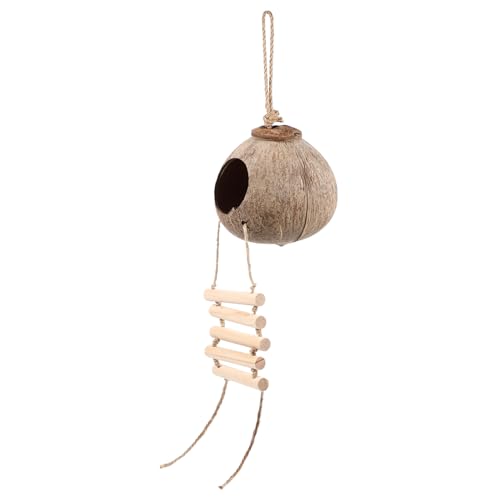 TOYANDONA 1Satz Coconut Bird Nest mit Dekoratives Vogelbett für Zuchtvögel für Papageien und Kanarienvögel Leichtes und Vogelhaus für Haustierkäfige Kostengünstige von TOYANDONA