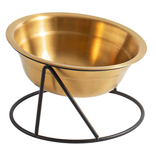 TOYANDONA 1Satz Erhöhter Haustierfutternapf Schwarzem Eisenständer Hochwertige Futter und Wasserschüssel für Katzen und Kleine rutschfest und Elegant TOYANDONA 1Satz Erhöhter Haustierfutternapf Schwarzem Eisenständer Hochwertige Futter und Wasserschüssel für Katzen und Kleine rutschfest und Elegant von TOYANDONA