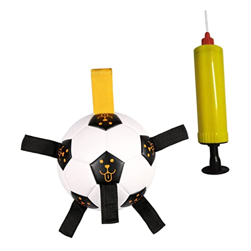 TOYANDONA 1Satz Fußball Interaktives Trainingsspielzeug für Haustiere mit Luftpumpe Molar für Welpen Outdoor Spaß und Beschäftigung TOYANDONA 1Satz Fußball Interaktives Trainingsspielzeug für Haustiere mit Luftpumpe Molar für Welpen Outdoor Spaß und Beschäftigung von TOYANDONA