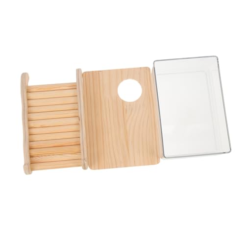 TOYANDONA 1Satz Hamster Badewanne Transparentes Hamsterbad Für Hygienischen Spaß Für Kleine Wie Chinchillas Und Hamster Rutsch Design Für Sicheren Gebrauch von TOYANDONA