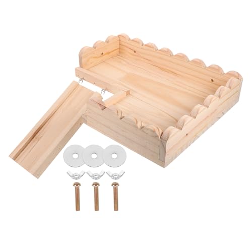 TOYANDONA Hamster Holzplattform Spielzeug Verstellbare Hamsterkrabbelleiter Aus Massivem Holz Größe Groß Für Hamster Ratten Meerschweinchen Für Käfige Und Freilaufgehege TOYANDONA Hamster Holzplattform Spielzeug Verstellbare Hamsterkrabbelleiter Aus Massivem Holz Größe Groß Für Hamster Ratten Meerschweinchen Für Käfige Und Freilaufgehege von TOYANDONA