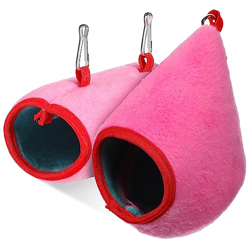 TOYANDONA 1Satz Hamsternester Schlafbett für Kleine Betten mit Tunnel Süßes Versteckhaus für Hamster Pflegeleicht und Schnell zu Installieren für Jahreszeiten von TOYANDONA