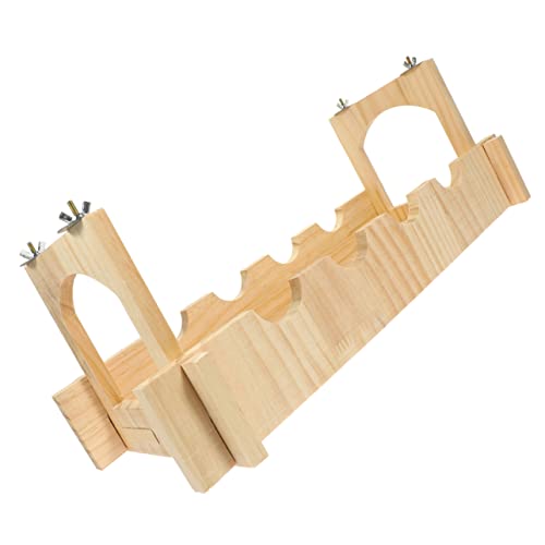 TOYANDONA 1Satz Hölzerne Haustierbrücke für Meerschweinchen Kletter und Spielbrücke für Kleintiere Rückzugsort im Käfig aus Hochwertigem Holz Gefertigt für Sicheres TOYANDONA 1Satz Hölzerne Haustierbrücke für Meerschweinchen Kletter und Spielbrücke für Kleintiere Rückzugsort im Käfig aus Hochwertigem Holz Gefertigt für Sicheres von TOYANDONA