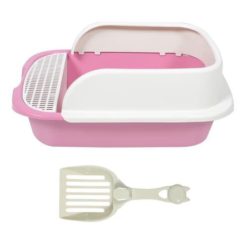 TOYANDONA 1Satz Katzentoilette für Haustiere Halbgeschlossene Katzenstreubox mit Kätzchen Einfache Reinigung Rutschfestes Design Sicher und Bequem TOYANDONA 1Satz Katzentoilette für Haustiere Halbgeschlossene Katzenstreubox mit Kätzchen Einfache Reinigung Rutschfestes Design Sicher und Bequem von TOYANDONA