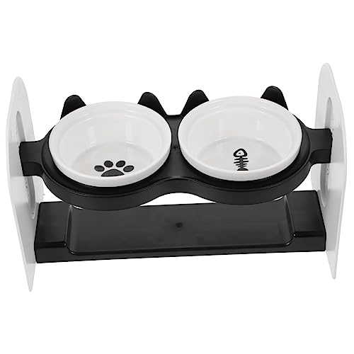 TOYANDONA 1Satz Keramik Katzennapf mit Erhöhtem Design Fütterungsschale für Katzen Geneigt zur Unterstützung Nacken Gesundheit für Futter und Wasser mit Stabiler TOYANDONA 1Satz Keramik Katzennapf mit Erhöhtem Design Fütterungsschale für Katzen Geneigt zur Unterstützung Nacken Gesundheit für Futter und Wasser mit Stabiler von TOYANDONA