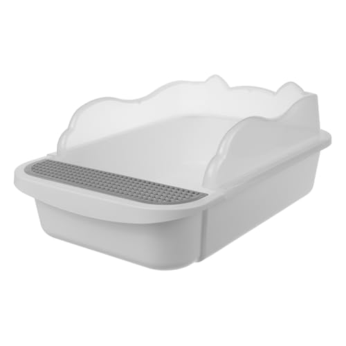 TOYANDONA 1Satz Kleine Katzentoilette Mit Spritzschutz Offene Haustierversorgung Für Katzen Design Töpfchentraining Und Jedem TOYANDONA 1Satz Kleine Katzentoilette Mit Spritzschutz Offene Haustierversorgung Für Katzen Design Töpfchentraining Und Jedem von TOYANDONA