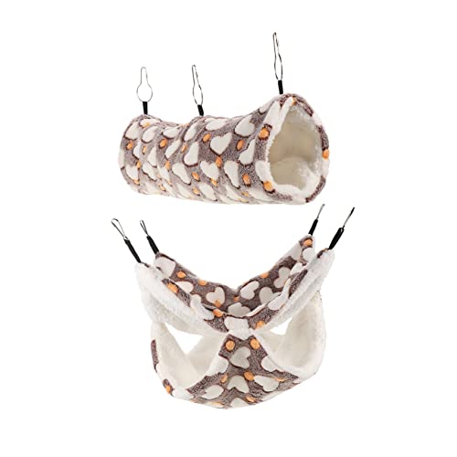 TOYANDONA 1Satz Kuschelnest Für Kleintiere Warmes Hamster Tunnel Nest Hängematte Für Meerschweinchen Ratten Teiliges von TOYANDONA