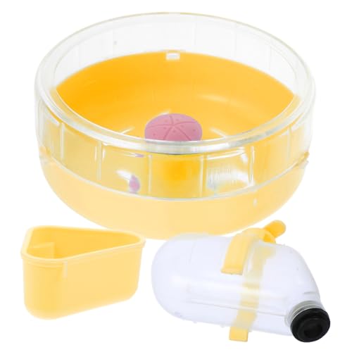 TOYANDONA 1Satz Laufrad Für Kleine Haustiere Teiliges Zubehörset Mit Futternapf Und Wasserflasche Für Hamsterkäfig Kompakt Material Für Kleintiere von TOYANDONA