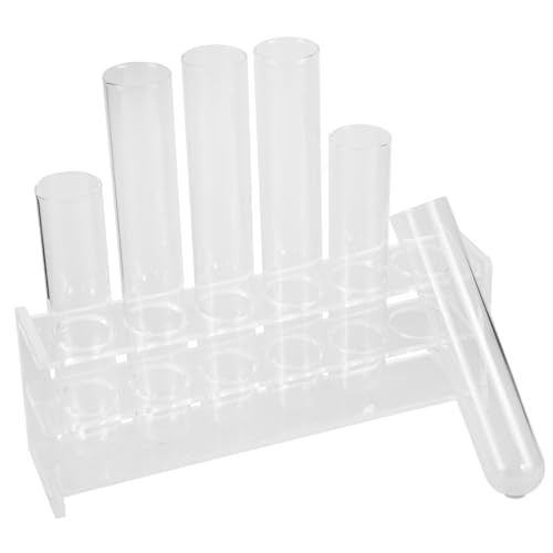 TOYANDONA 1Satz Reagenzglas Vase für Pflanzenvermehrung Klarglas Hydrokulturvase mit Röhrenständer Pflanzengefäß für Wohnraumdekoration Teiliges Design TOYANDONA 1Satz Reagenzglas Vase für Pflanzenvermehrung Klarglas Hydrokulturvase mit Röhrenständer Pflanzengefäß für Wohnraumdekoration Teiliges Design von TOYANDONA