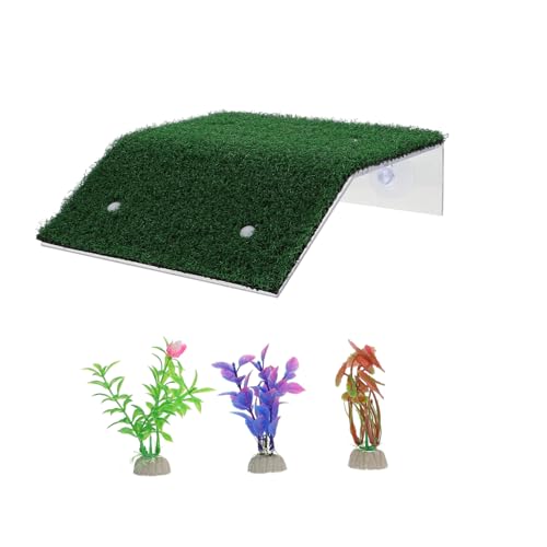 TOYANDONA 1Satz Simulation Rasen Schildkröten Kletterplattformen Teilig für Aquarien Dekoration für Wasserschildkröten und Reptilien Fördert Stress TOYANDONA 1Satz Simulation Rasen Schildkröten Kletterplattformen Teilig für Aquarien Dekoration für Wasserschildkröten und Reptilien Fördert Stress von TOYANDONA