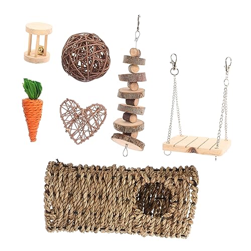 TOYANDONA 1satz Kau Und Spielzeug Für Kleintiere Teething Toys Für Meerschweinchen Und Kaninchen Teiliges Set Sicheren Materialien Für Spielspaß Zahnpflege von TOYANDONA