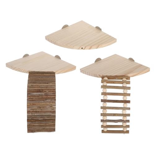 TOYANDONA 1Satz Teiliges mit Kletterleiter für Kleine Natürliche Holzkonstruktion und Sicher für Hamster und Rennmäuse Beschäftigungsstruktur für Käfig TOYANDONA 1Satz Teiliges mit Kletterleiter für Kleine Natürliche Holzkonstruktion und Sicher für Hamster und Rennmäuse Beschäftigungsstruktur für Käfig von TOYANDONA
