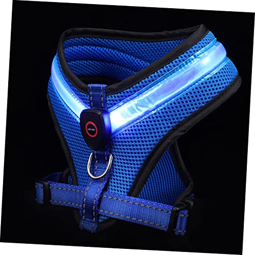 TOYANDONA 1Satz USB Ladefähige LED Hundeweste für Haustiere Atmungsaktive und Komfortable Weste mit Einfachem Druckschalter für Sicheres bei Nacht von TOYANDONA