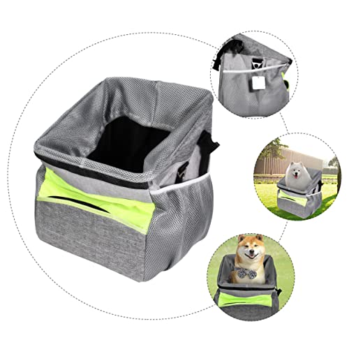 TOYANDONA 1Stück Faltbarer Haustierträger aus Atmungsaktivem Oxford für Fahrräder und Waschbar für Katzen mit Verstellbaren Gurten Stylisches Design von TOYANDONA