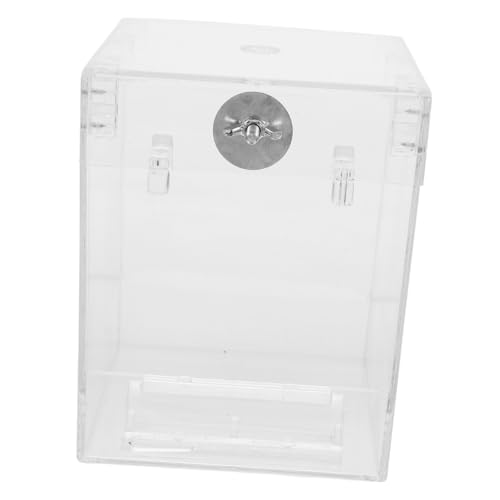 TOYANDONA 1Stück Hängende Vogelbadewanne für Käfige Transparente Duschbox für Papageien Wellensittiche und Nymphensittiche für Vogelpflege und Hygiene TOYANDONA 1Stück Hängende Vogelbadewanne für Käfige Transparente Duschbox für Papageien Wellensittiche und Nymphensittiche für Vogelpflege und Hygiene von TOYANDONA