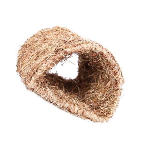 TOYANDONA 1Stück Handgewebtes Nest aus Stroh für Kleintiere Naturmaterial Robust und Langlebig Versteck für Hamster TOYANDONA 1Stück Handgewebtes Nest aus Stroh für Kleintiere Naturmaterial Robust und Langlebig Versteck für Hamster von TOYANDONA