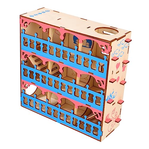 TOYANDONA Holzlabyrinth Für Kleintiere Hamster Tunnel Spielzeug Kleines Haustier Spielzeug Aus Holz Hamsterlabyrinthtunnel Für Unterhaltsame Übungen TOYANDONA Holzlabyrinth Für Kleintiere Hamster Tunnel Spielzeug Kleines Haustier Spielzeug Aus Holz Hamsterlabyrinthtunnel Für Unterhaltsame Übungen von TOYANDONA