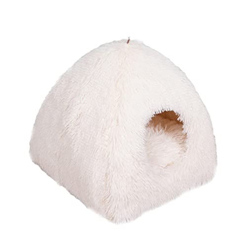 TOYANDONA 1Stück Katzennest Warmes Plüsch Katzenhaus Für Kleine Und Katzen Kompaktes Und Atmungsaktives Design Für Schlaf Und Winter von TOYANDONA