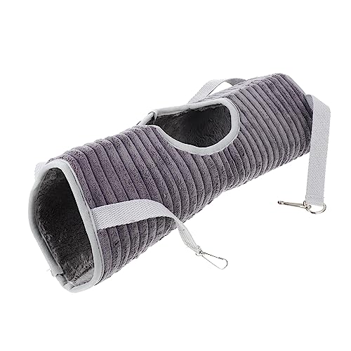 TOYANDONA 1Stück Kleintier Hängematte Für Frettchen Und Hamster Strapazierfähiges Haustier Schlafbett Graues Design Für Lebendiges Umfeld Für Kleine Haustiere von TOYANDONA
