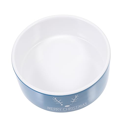 TOYANDONA 1Stück Kreative Weihnachts Katzenlebensmittelschüssel Aus Keramik Bezaubernde Haustierschale Mit Rentier Und Schneemann Design Für Hygienische TOYANDONA 1Stück Kreative Weihnachts Katzenlebensmittelschüssel Aus Keramik Bezaubernde Haustierschale Mit Rentier Und Schneemann Design Für Hygienische von TOYANDONA