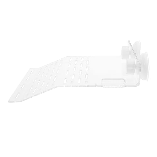 TOYANDONA 1Stück Plastik für Schildkröten Transparente Basking für Aquarium und Terrarium mit Rutsch Design Sonnenbaden für Haustiere von TOYANDONA