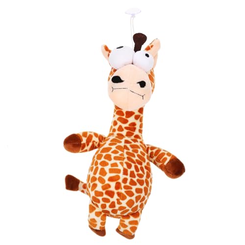 TOYANDONA 1Stück Plüsch Giraffe Leopardenoptik Quietschendes Kauspielzeug Für Kleine Und Waschbar Interaktives Plüschtier Zur Zahnpflege TOYANDONA 1Stück Plüsch Giraffe Leopardenoptik Quietschendes Kauspielzeug Für Kleine Und Waschbar Interaktives Plüschtier Zur Zahnpflege von TOYANDONA