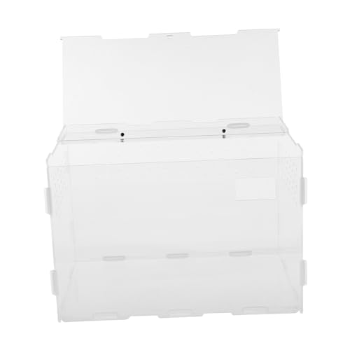 TOYANDONA 1Stück Reptilienbox für Futter und Zucht Transparente Leichte Fütterungsbox für Spinnen Geckos und Schlangen Hochwertiges Umweltfreundliches Material TOYANDONA 1Stück Reptilienbox für Futter und Zucht Transparente Leichte Fütterungsbox für Spinnen Geckos und Schlangen Hochwertiges Umweltfreundliches Material von TOYANDONA