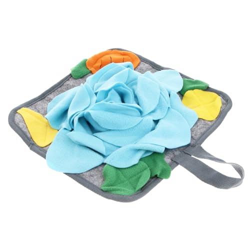 TOYANDONA 1Stück Schnüffelmatte Aus Polar Fleece Waschbare Fütterungsmatte Für Langsames Füttern Und Futtersuche Für Stressfreies Und Beschäftigung von TOYANDONA