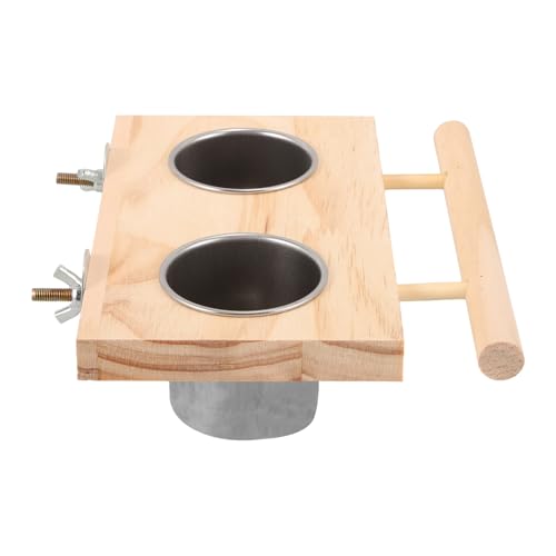 TOYANDONA Edelstahl Vogel Futtertassen Doppel-Cups Für Käfige Einfach Zu Reinigen Für Sittiche Kanarienvögel Futterbehälter Mit Stabiler Halterung Zur Aufbewahrung Von Futter Oder TOYANDONA Edelstahl Vogel Futtertassen Doppel-Cups Für Käfige Einfach Zu Reinigen Für Sittiche Kanarienvögel Futterbehälter Mit Stabiler Halterung Zur Aufbewahrung Von Futter Oder von TOYANDONA