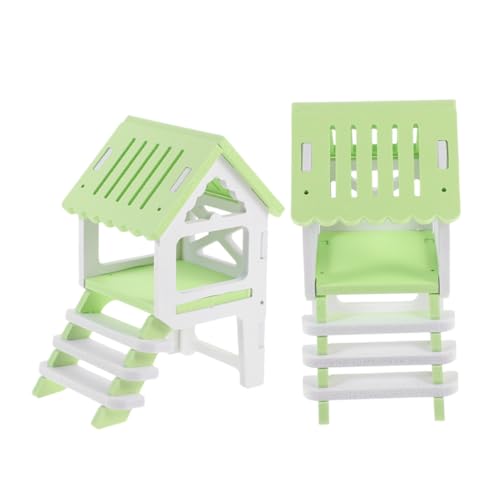 TOYANDONA 2 Sätze Hamsterhaus Teilig mit Plattform und Rampe Grünes Nagerhaus für Hamster Zwerghamster Kleine Igel und Kleintiere Langlebiges Sicheres Schlaf und Versteckhaus Spielerisches TOYANDONA 2 Sätze Hamsterhaus Teilig mit Plattform und Rampe Grünes Nagerhaus für Hamster Zwerghamster Kleine Igel und Kleintiere Langlebiges Sicheres Schlaf und Versteckhaus Spielerisches von TOYANDONA