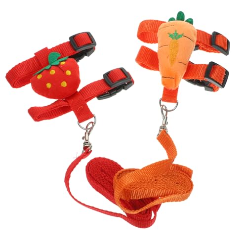 TOYANDONA 2 Sätze Teiliges Set Hasengeschirr mit Leine Verstellbares Atmungsaktives Kaninchengeschirr für Kleine Haustiere Dekorative Leine für Katzen und Zufälliger Stil TOYANDONA 2 Sätze Teiliges Set Hasengeschirr mit Leine Verstellbares Atmungsaktives Kaninchengeschirr für Kleine Haustiere Dekorative Leine für Katzen und Zufälliger Stil von TOYANDONA