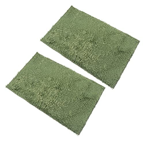 TOYANDONA 2 Stück Amphibischer Reptilienteppich Reptilien zubehör Terrarium substrat Reptil Moos Chamäleonmatte schleichtiere Matten für Terrariensubstrat Moosmatte für Reptilien Baumwolle von TOYANDONA