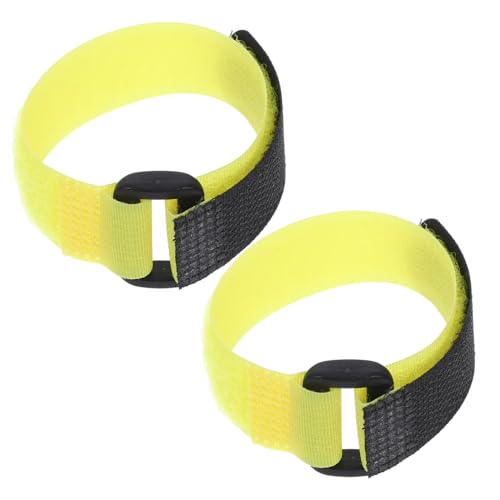 TOYANDONA 2 Stück Anti-Verhaken-Hahnhalsband Hahn Krähe Kragen Hähnchenhalsband kein krähender Hahnkragen Krähenkragen Hör auf zu schreien Ersatz für Geflügelbänder Nylon Yellow von TOYANDONA